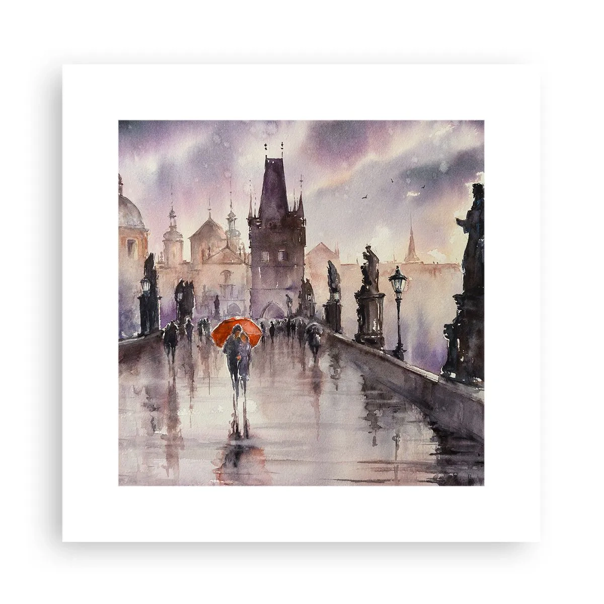 Poster - Leute verändern sich nicht - 30x30 cm