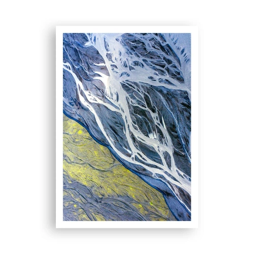 Poster - Felsmalereien der Natur - 70x100 cm