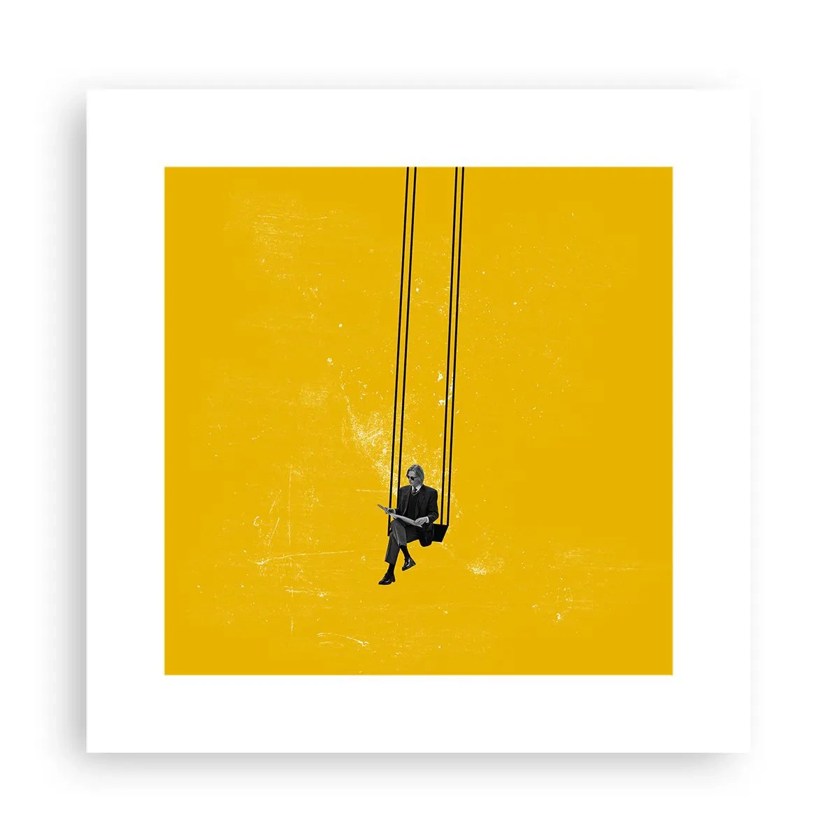 Poster - Tag wie jeder andere - 30x30 cm