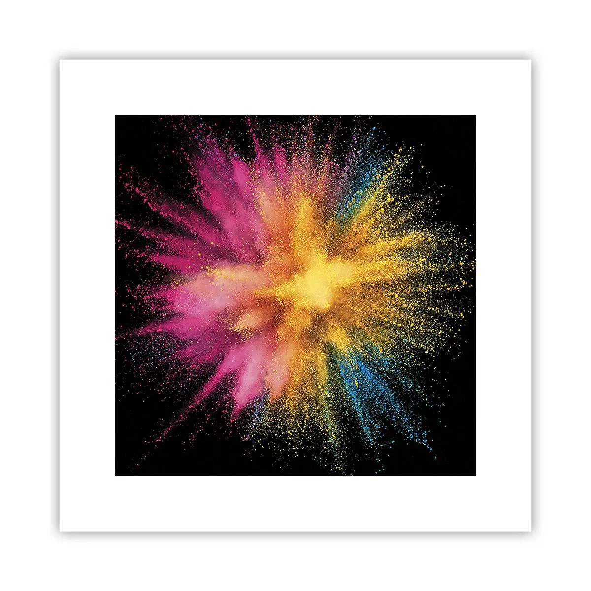 Poster - Die Geburt der Farben - 30x30 cm