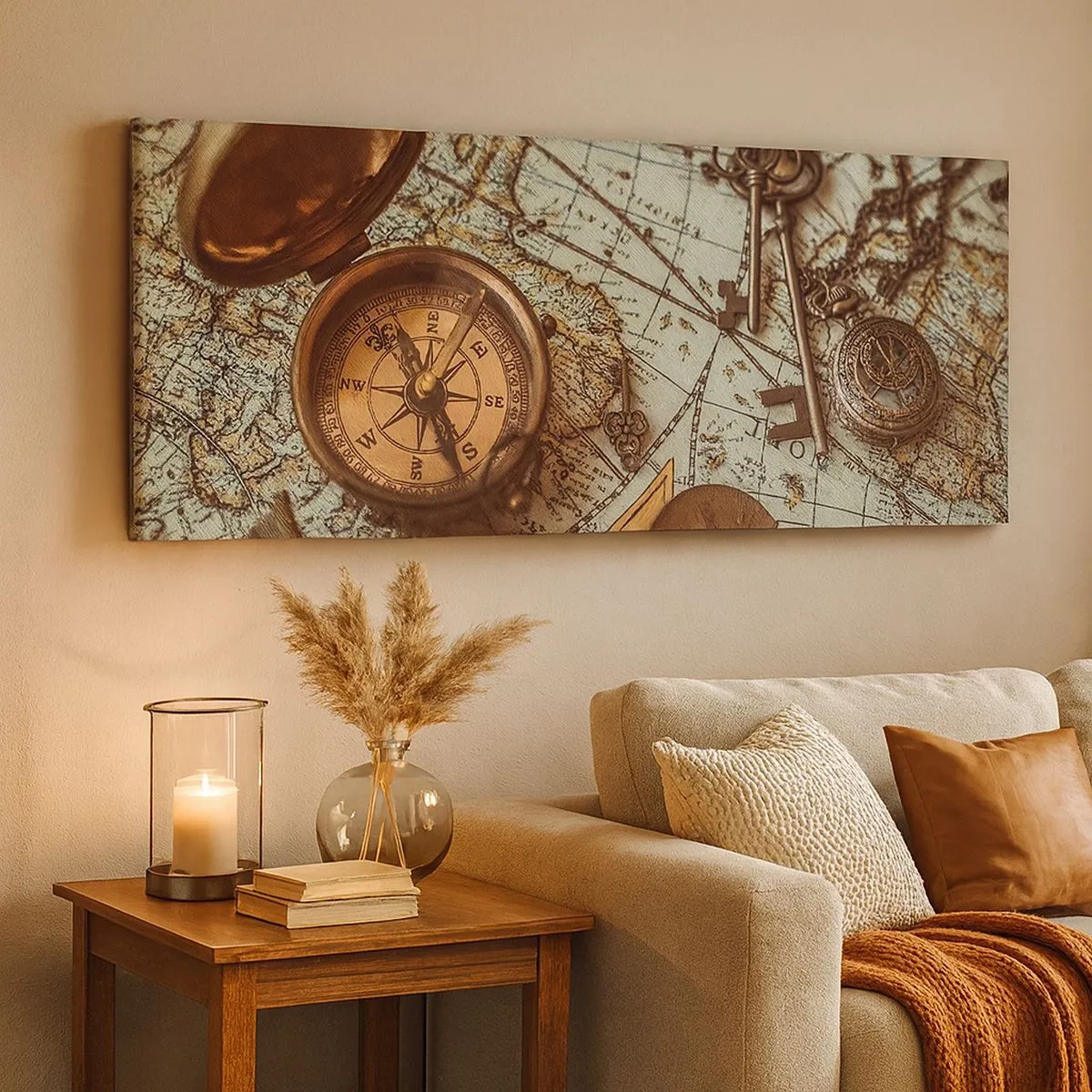 Bild auf Leinwand - Leinwandbild - Für den Abenteurer - 100x40 cm