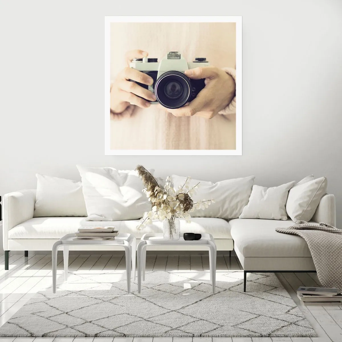 Poster - Um mehr zu sehen ... - 60x60 cm