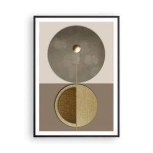 Poster in einem schwarzem Rahmen - Perfekte Balance - 70x100 cm