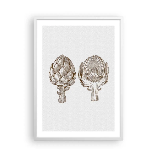 Poster in einem weißen Rahmen - Anatomie-Lektion - 50x70 cm
