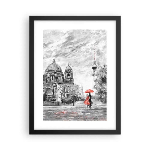 Poster in einem schwarzem Rahmen - Berliner Treffen - 30x40 cm