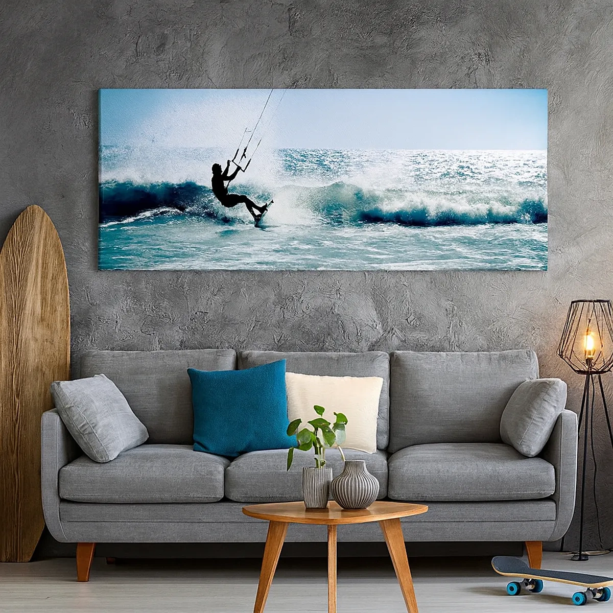 Bild auf Leinwand - Leinwandbild - Hinreißen lassen - 30x30 cm