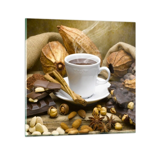 Glasbild - Bild auf glas - Für Nervenkitzel-Suchende - 70x70 cm