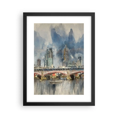 Poster in einem schwarzem Rahmen - London in seiner ganzen Pracht - 30x40 cm