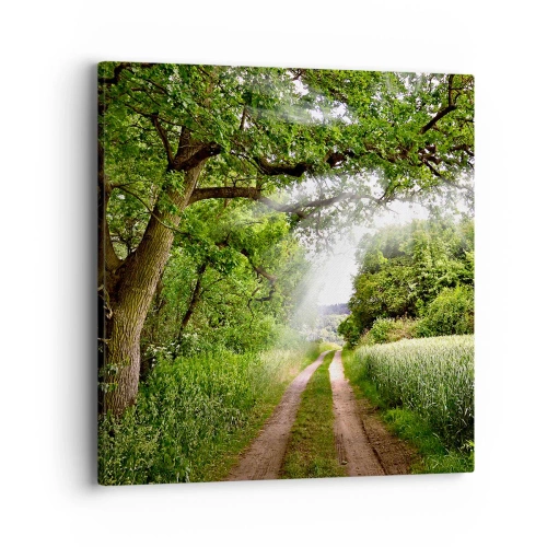 Bild auf Leinwand - Leinwandbild - Et in Arcadia ego - 40x40 cm