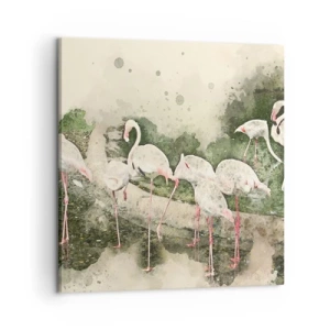 Bild auf Leinwand - Leinwandbild - Exotischer Traum - 60x60 cm