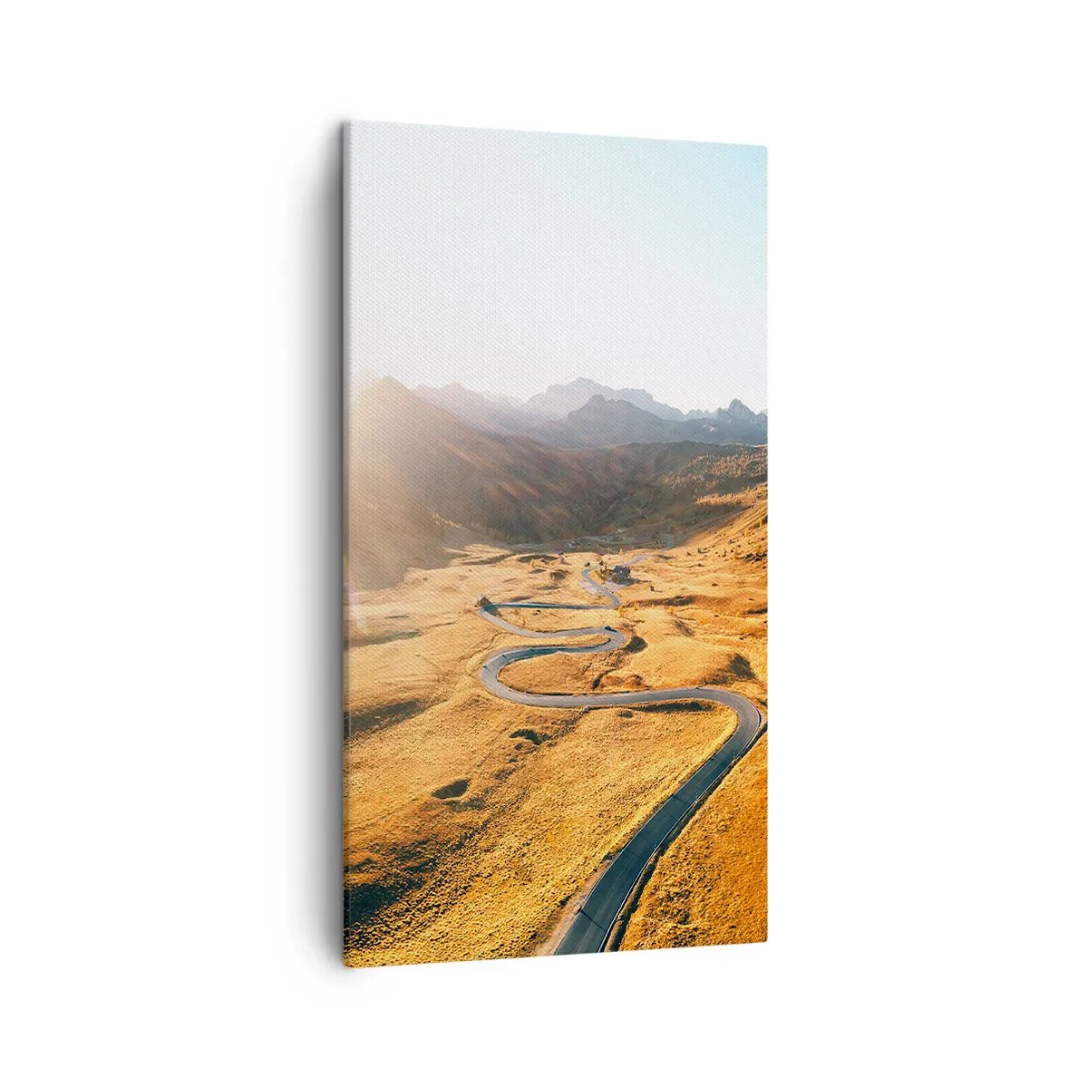 Bild auf Leinwand - Leinwandbild - In einem goldenen Tal - 45x80 cm