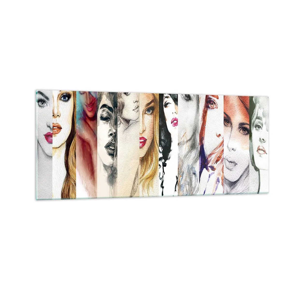 Glasbild - Bild auf glas - Und es ist immer DU - 100x40 cm