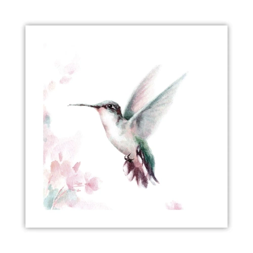 Poster - Im Flattern gehalten - 40x40 cm