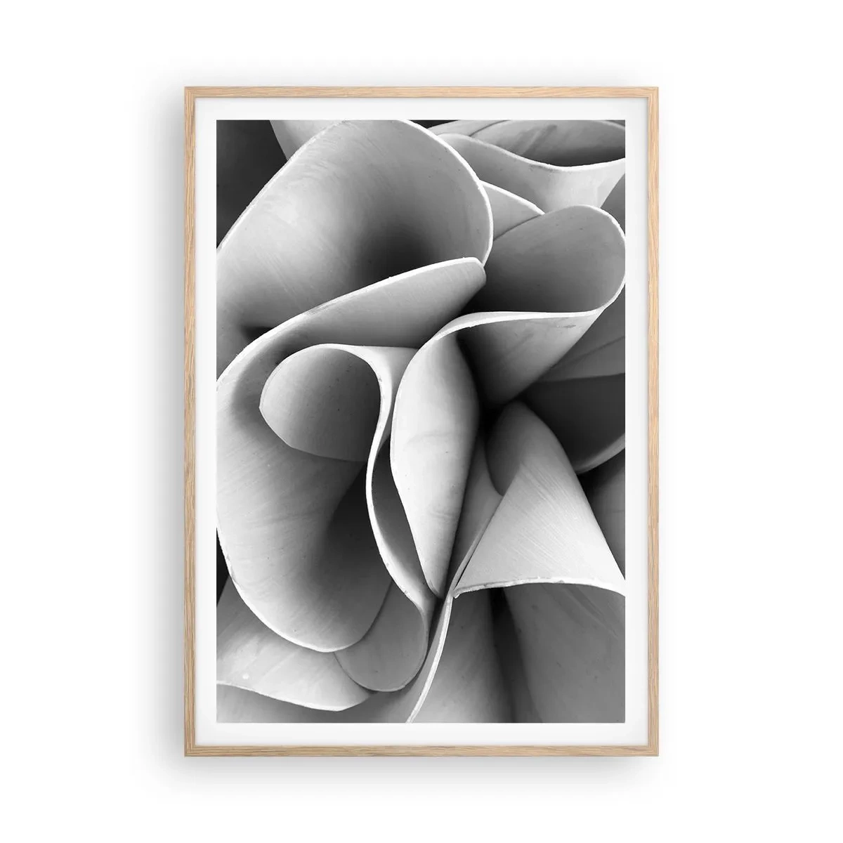 Poster in einem Rahmen aus heller Eiche - Es passiert im Weltraum - 70x100 cm