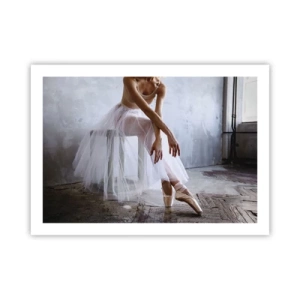 Poster - Bevor die Rampe leuchtet - 70x50 cm