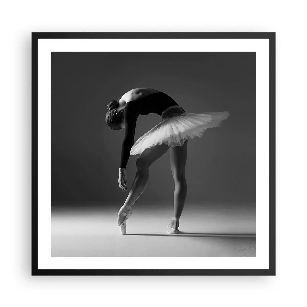 Poster in einem schwarzem Rahmen - Bella Ballerina - 60x60 cm