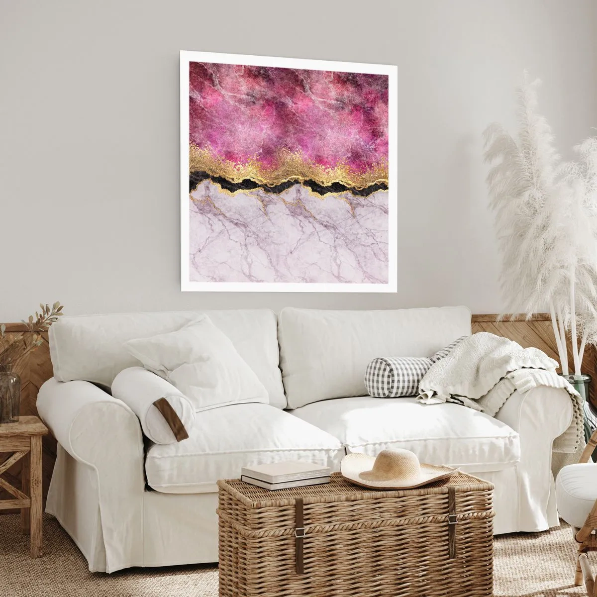 Poster - An der Grenze - 60x60 cm