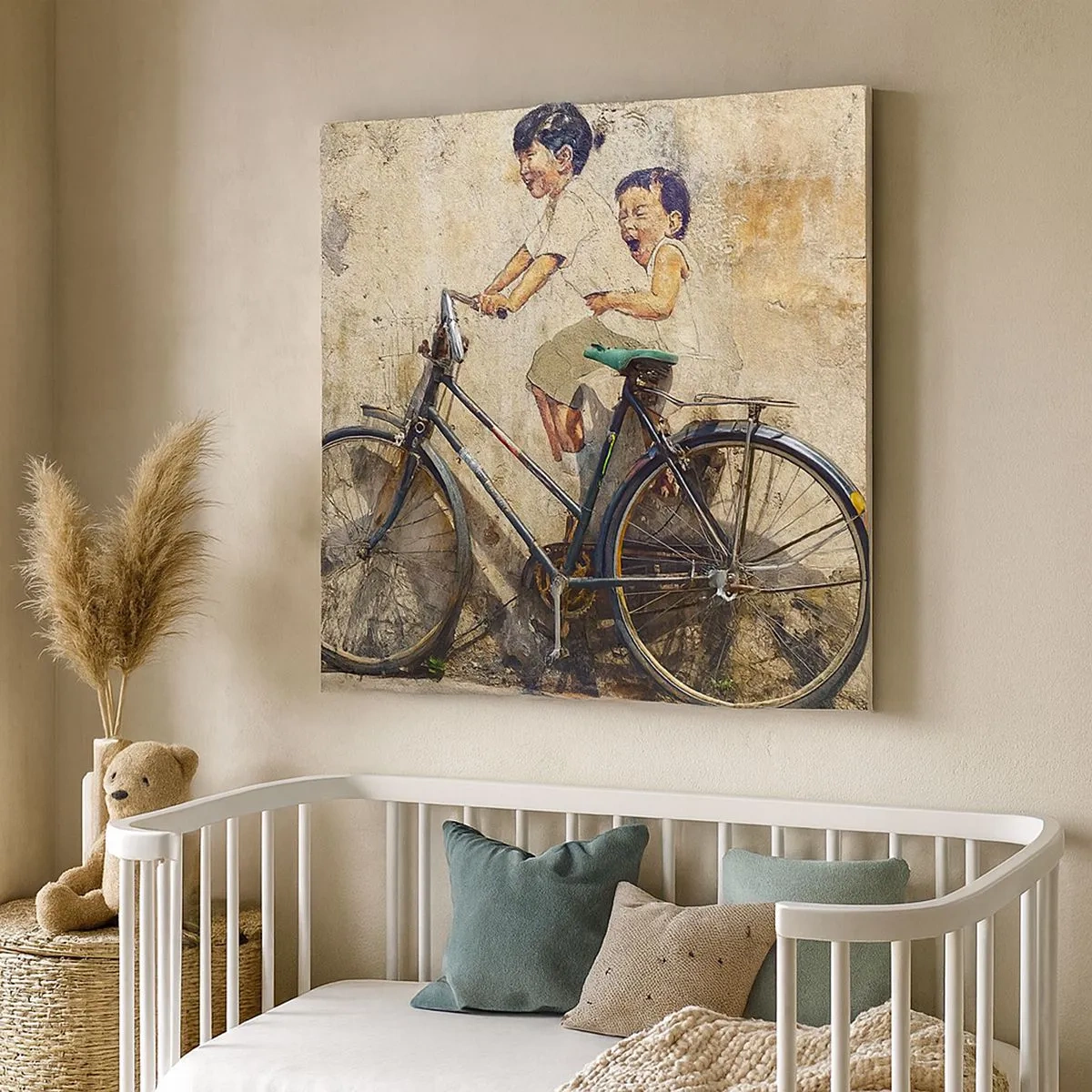 Bild auf Leinwand - Leinwandbild - Richtig oder falsch? - 30x30 cm