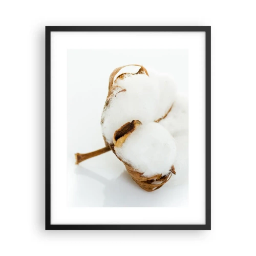 Poster in einem schwarzem Rahmen - Von Natur aus weich - 40x50 cm