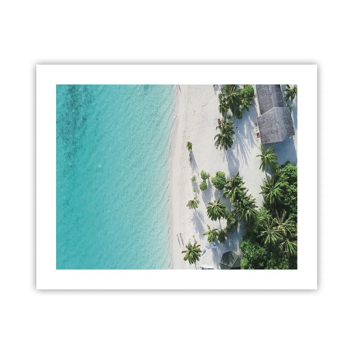Poster - Urlaub im Paradies - 50x40 cm