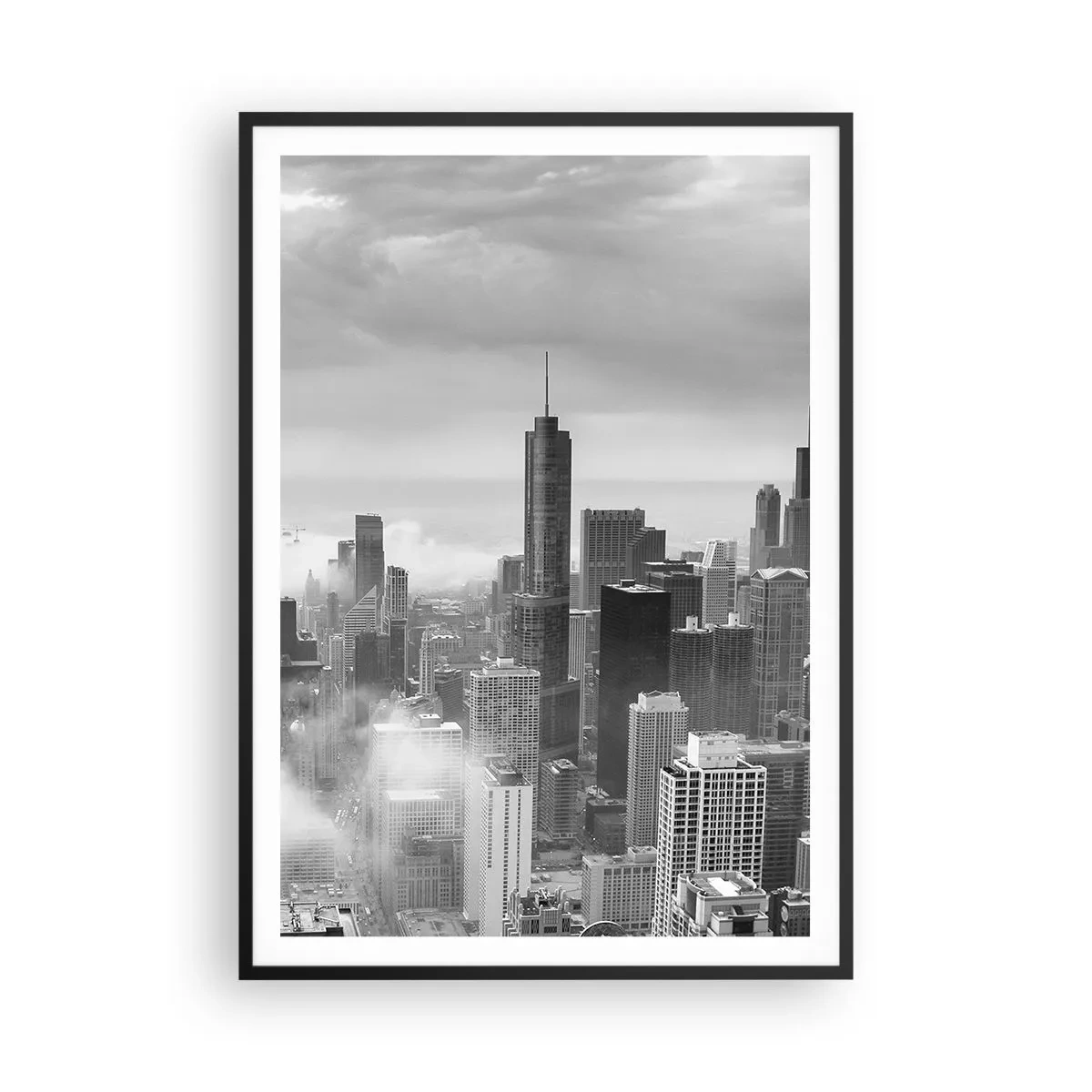 Poster in einem schwarzem Rahmen - Amerikanische Landschaft - 70x100 cm