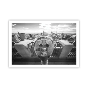 Poster - Stadt über den Städten - 91x61 cm