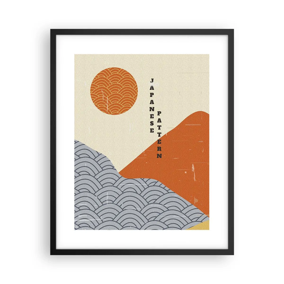 Poster in einem schwarzem Rahmen - Im japanischen Geist - 40x50 cm