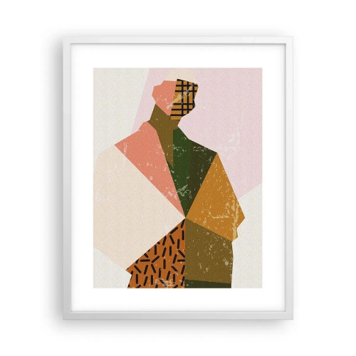 Poster in einem weißen Rahmen - Mensch – ein komplexes Wesen - 40x50 cm