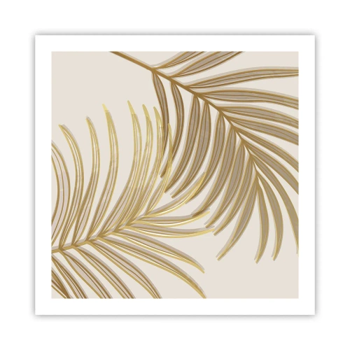 Poster - Goldene Palme! - 60x60 cm
