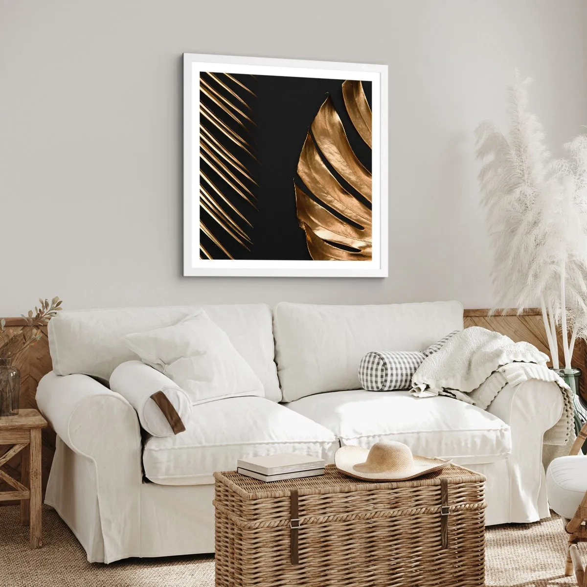 Poster in einem weißen Rahmen - Anders und genauso teuer - 30x30 cm