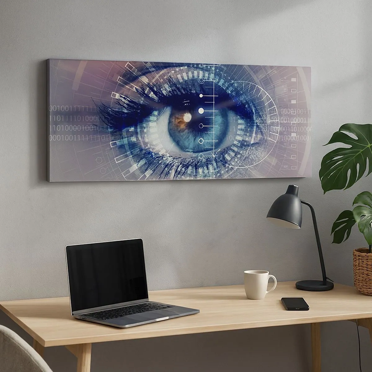 Bild auf Leinwand - Leinwandbild - Du denkst du kennst mich - 100x40 cm