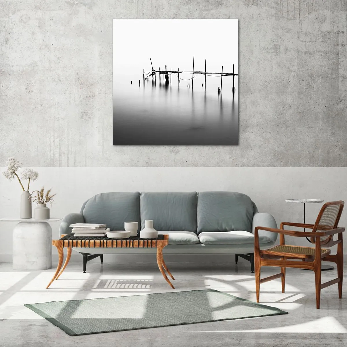 Glasbild - Bild auf glas - Was ist, wenn es keine Welt gibt? - 70x70 cm