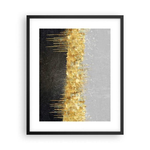 Poster in einem schwarzem Rahmen - Nach innen und nach oben - 40x50 cm