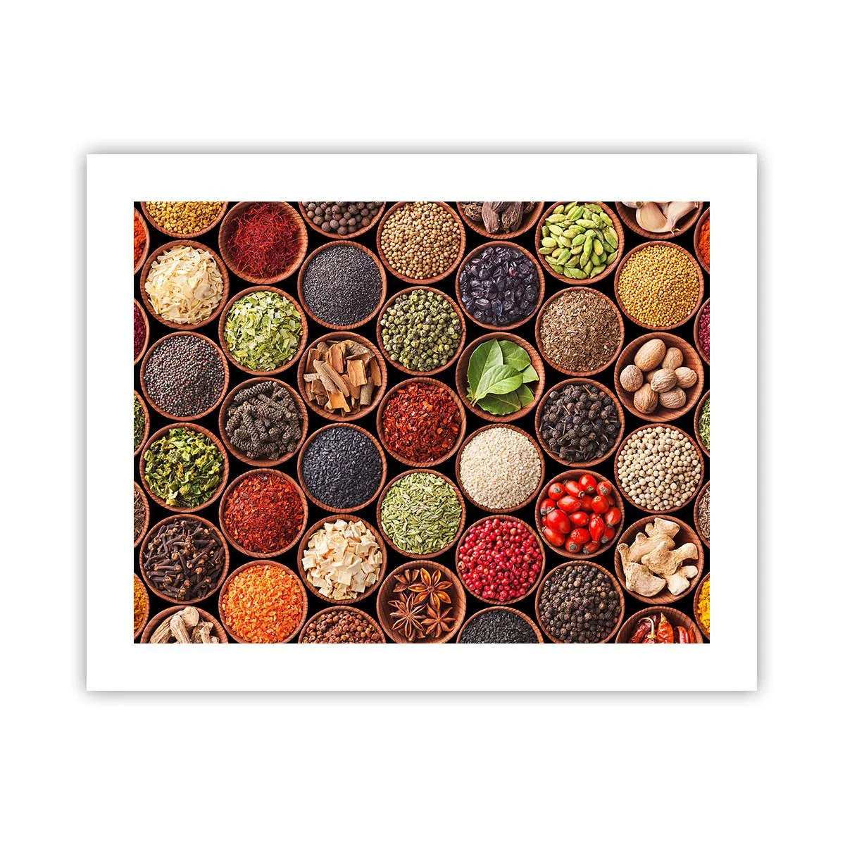 Poster - Alle Aromen der Welt - 50x40 cm