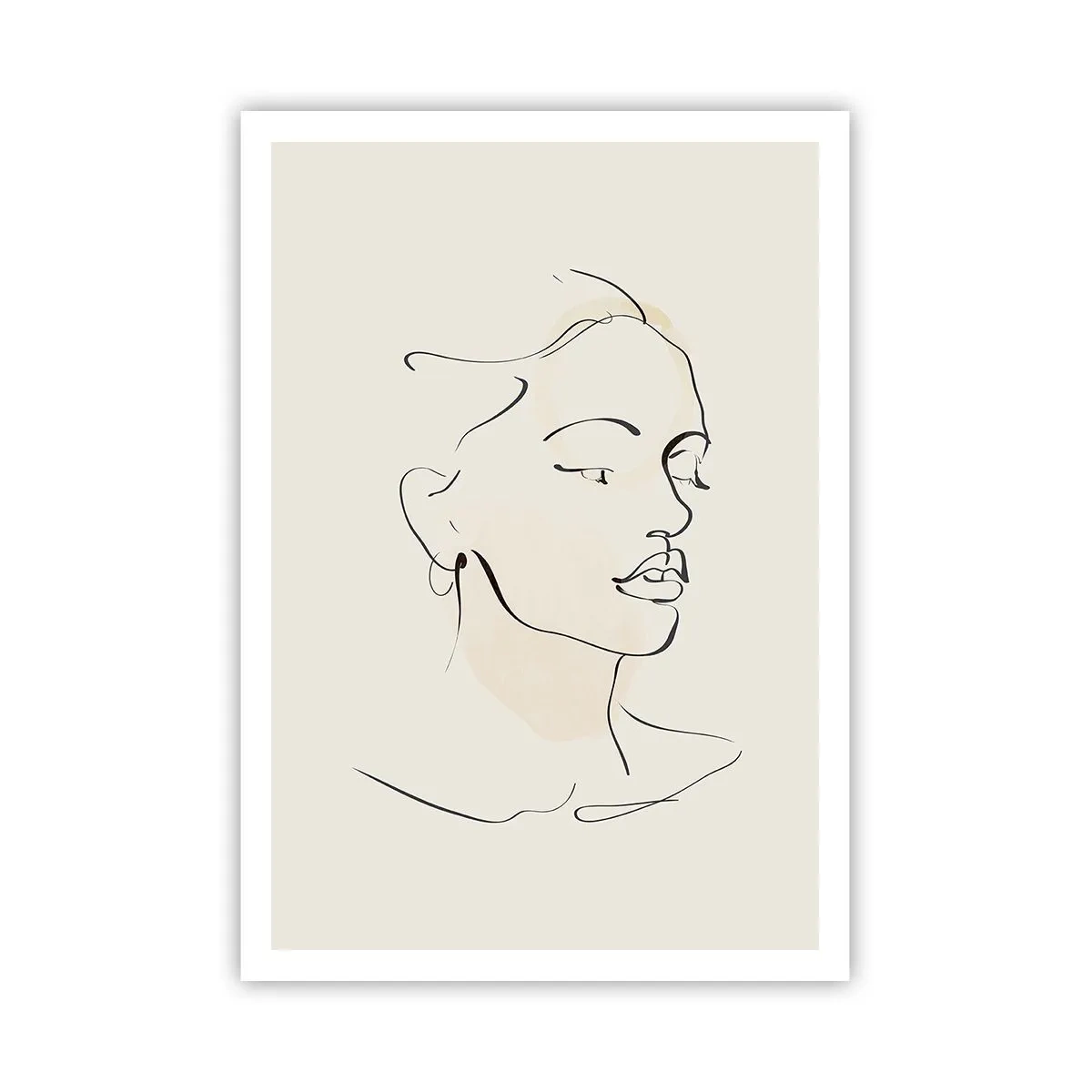 Poster - Eine bestimmte Linie - 70x100 cm