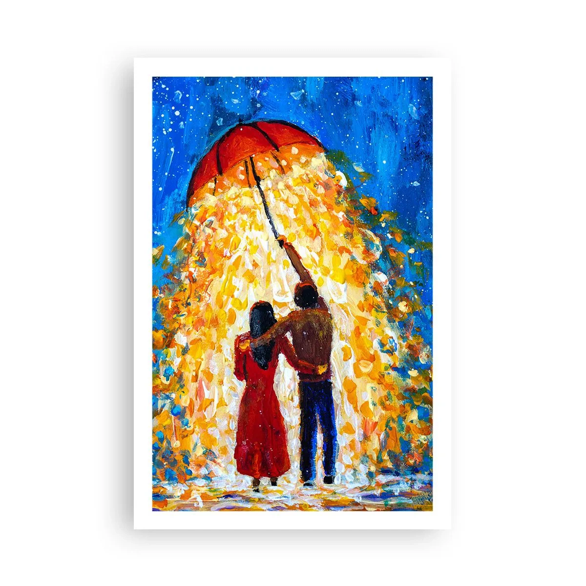 Poster - Zauber eines Regenabends? - 61x91 cm