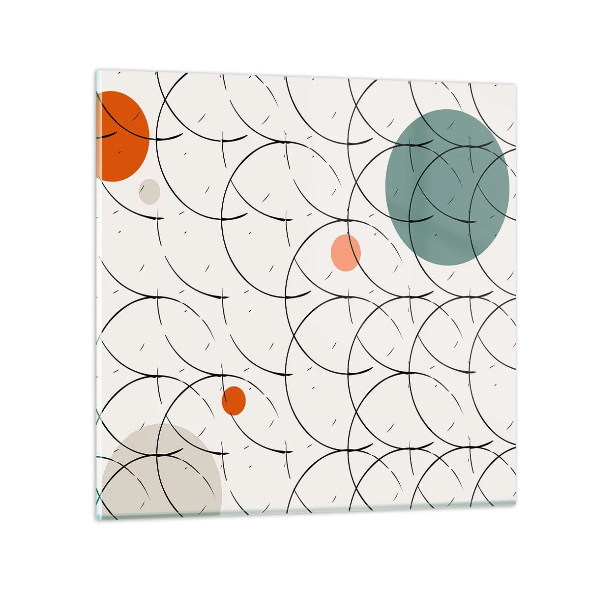 Glasbild - Bild auf glas - Im Pop-Art-Geist - 70x70 cm