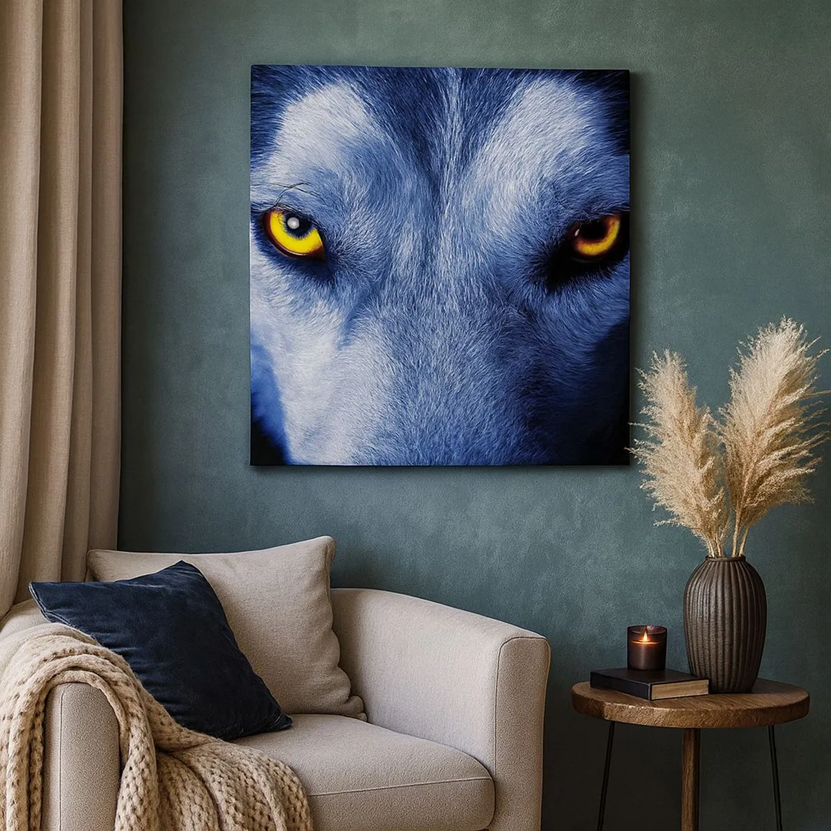 Bild auf Leinwand - Leinwandbild - Faszinierender Blick - 30x30 cm