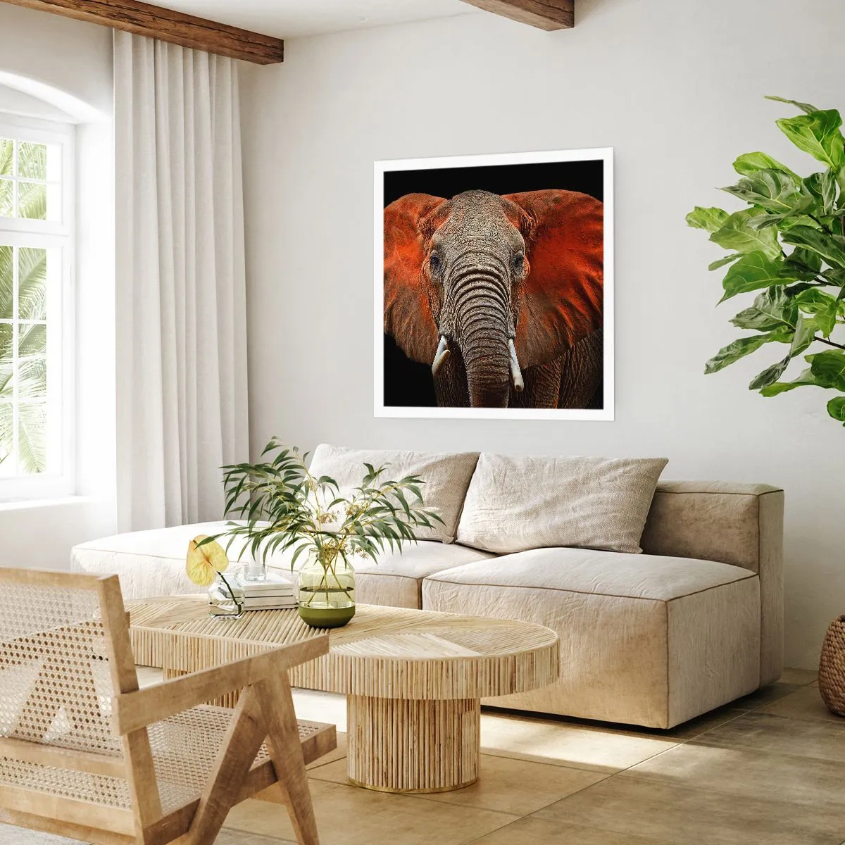 Poster - Ich bin wild und du? - 50x50 cm