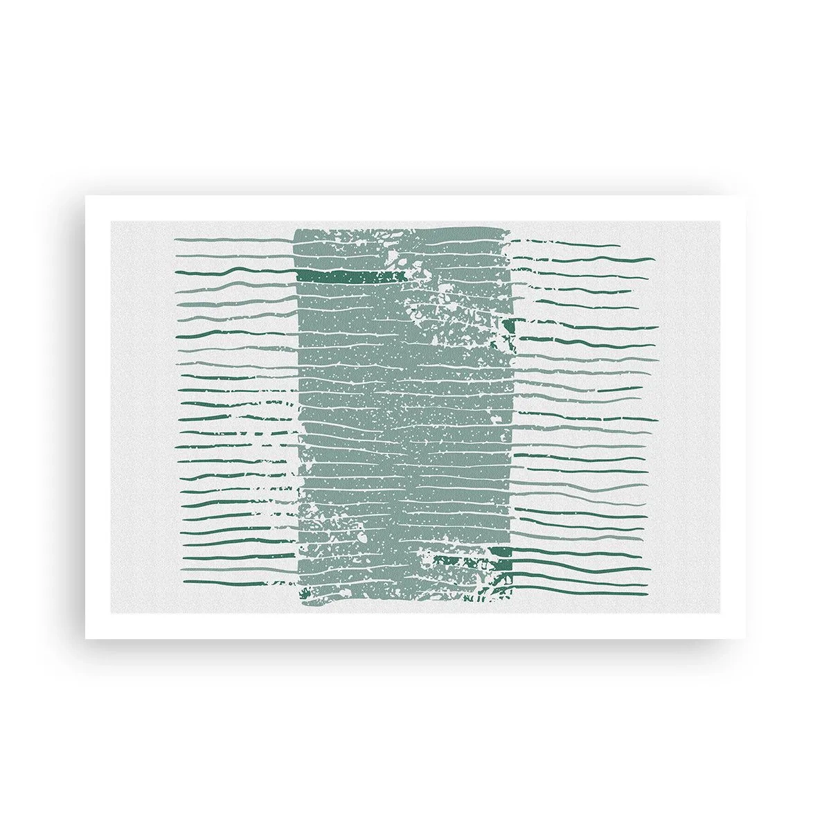 Poster - Marine Abstraktion - 91x61 cm