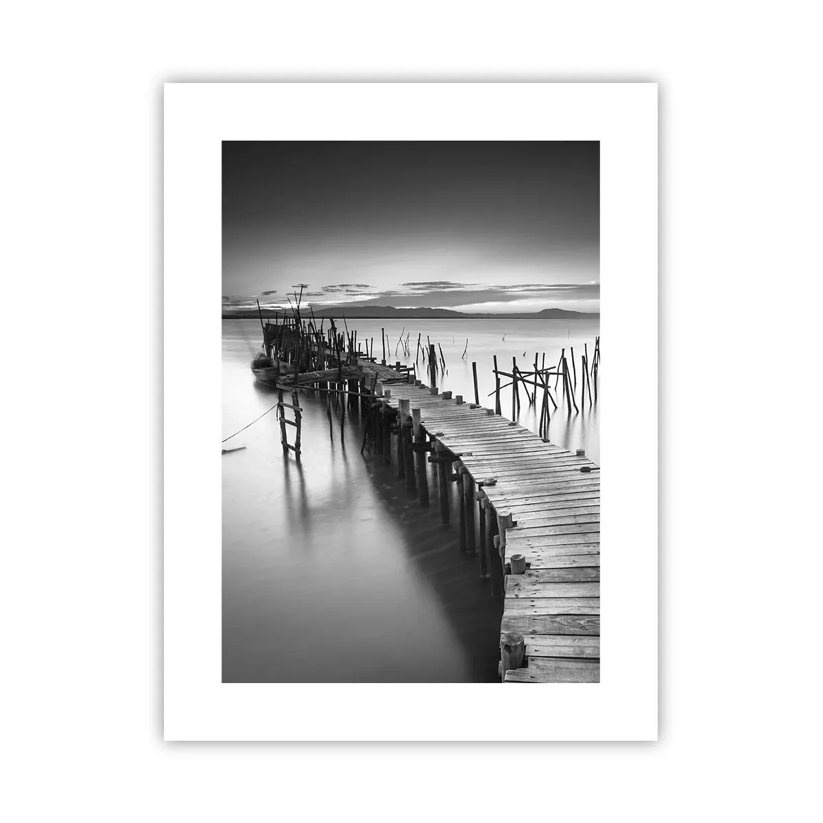 Poster - Der Frieden eines vergessenen Ufers - 30x40 cm