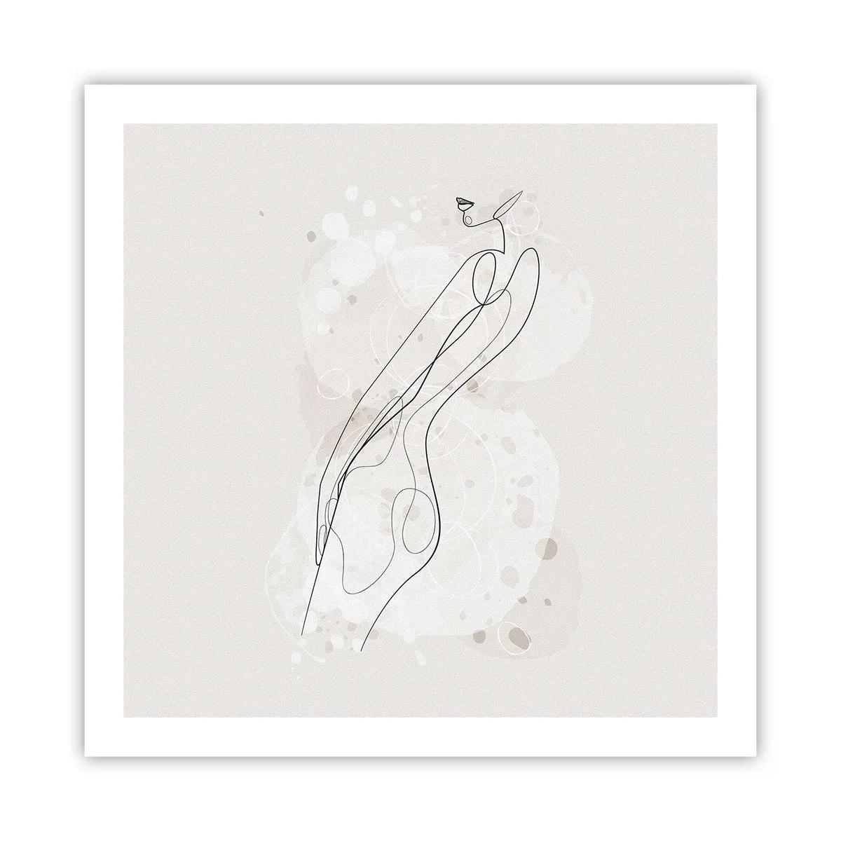 Poster - Der Blick schweift - 60x60 cm