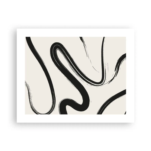 Poster - Schwarz-Weiß-Laune - 50x40 cm