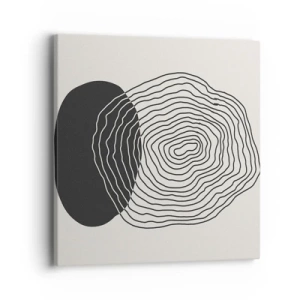 Bild auf Leinwand - Leinwandbild - Dauer und Schwingung - 40x40 cm