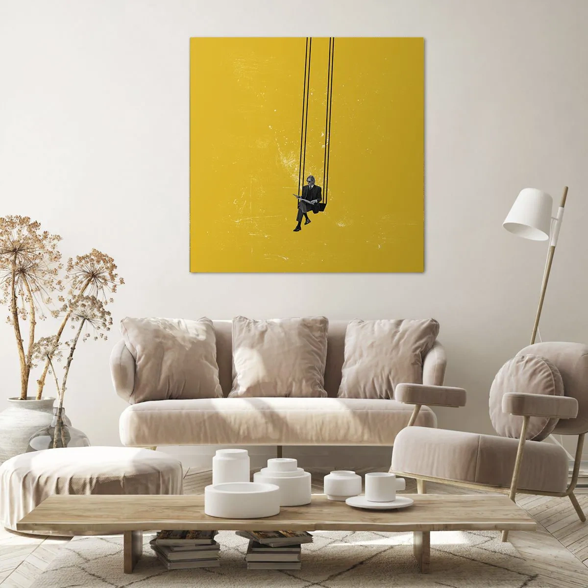 Bild auf Leinwand - Leinwandbild - Tag wie jeder andere - 40x40 cm