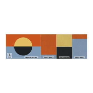 Fototapeten Muster Premium Sand - Eine Komposition aus Wärme und Kühle - Abstraktion, Stück, Grafik - 100x30 cm
