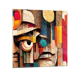 Glasbild - Bild auf glas - Ich sehe dich… - 60x60 cm