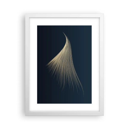 Poster in einem weißen Rahmen - Wie das Haar eines Engels - 30x40 cm