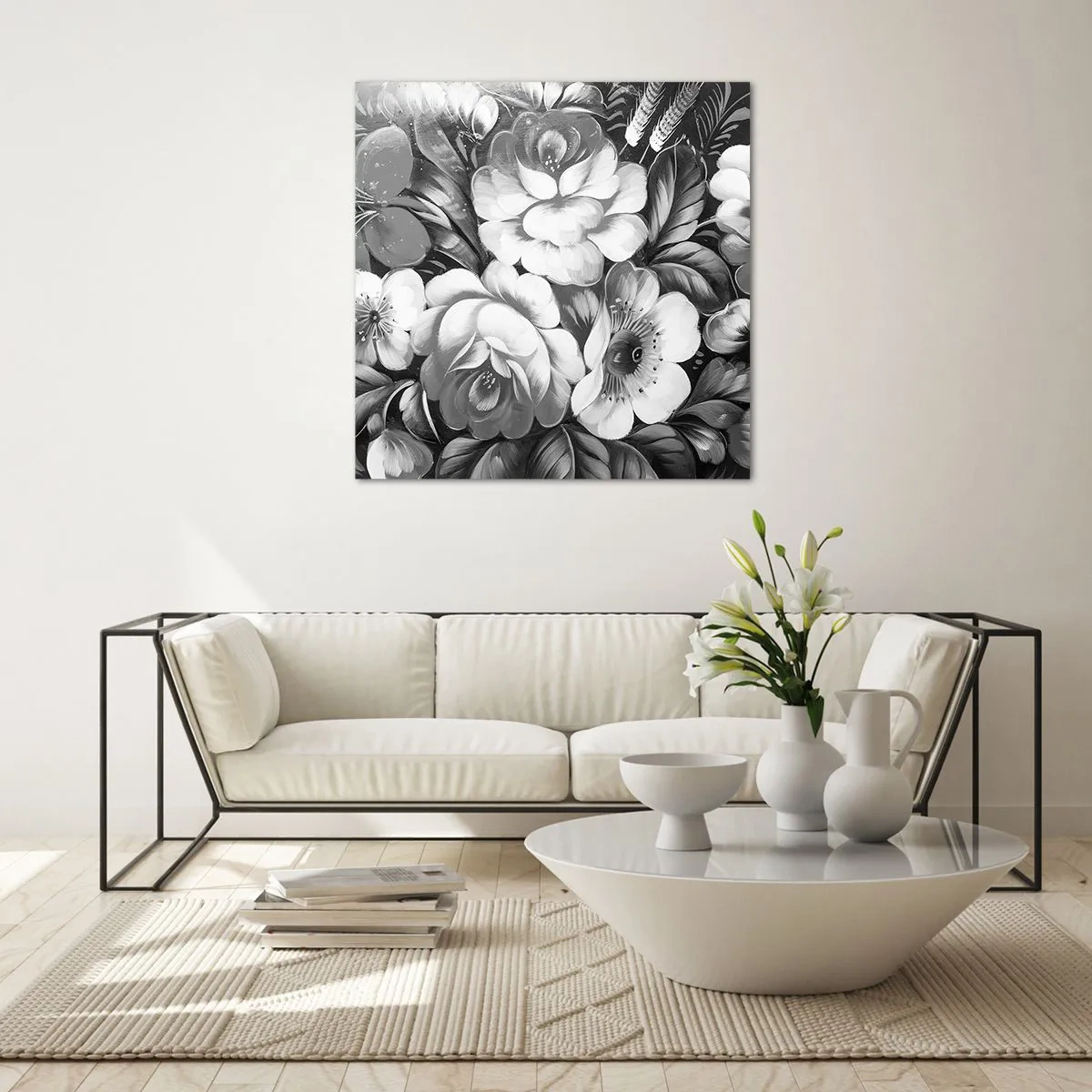 Glasbild - Bild auf glas - Schön auch in Grau - 30x30 cm