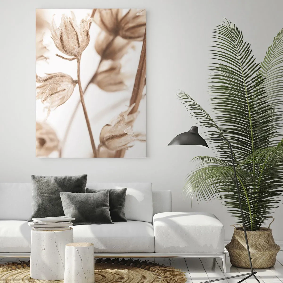 Glasbild - Bild auf glas - Sie rufen am Ende des Sommers an - 80x120 cm